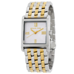 michael kors petite georgie quartz silver dial ladies watch mk4935
