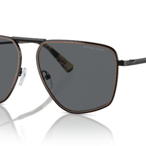 michael kors silverton dark grey navigator men's sunglasses mk1153 100587 58