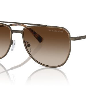 michael kors whistler brown gradient pilot men's sunglasses mk1155 100113 58