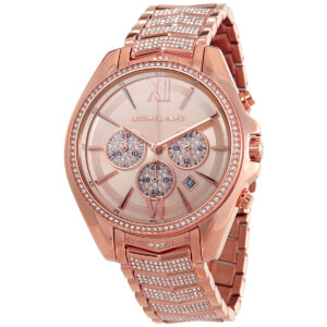 michael kors whitney chronograph quartz crystal ladies watch mk6730