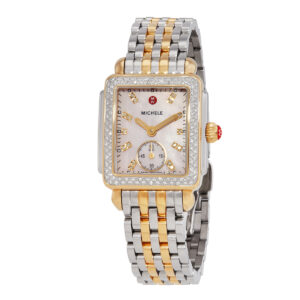 michele deco mid quartz diamond ladies watch mww06v000129