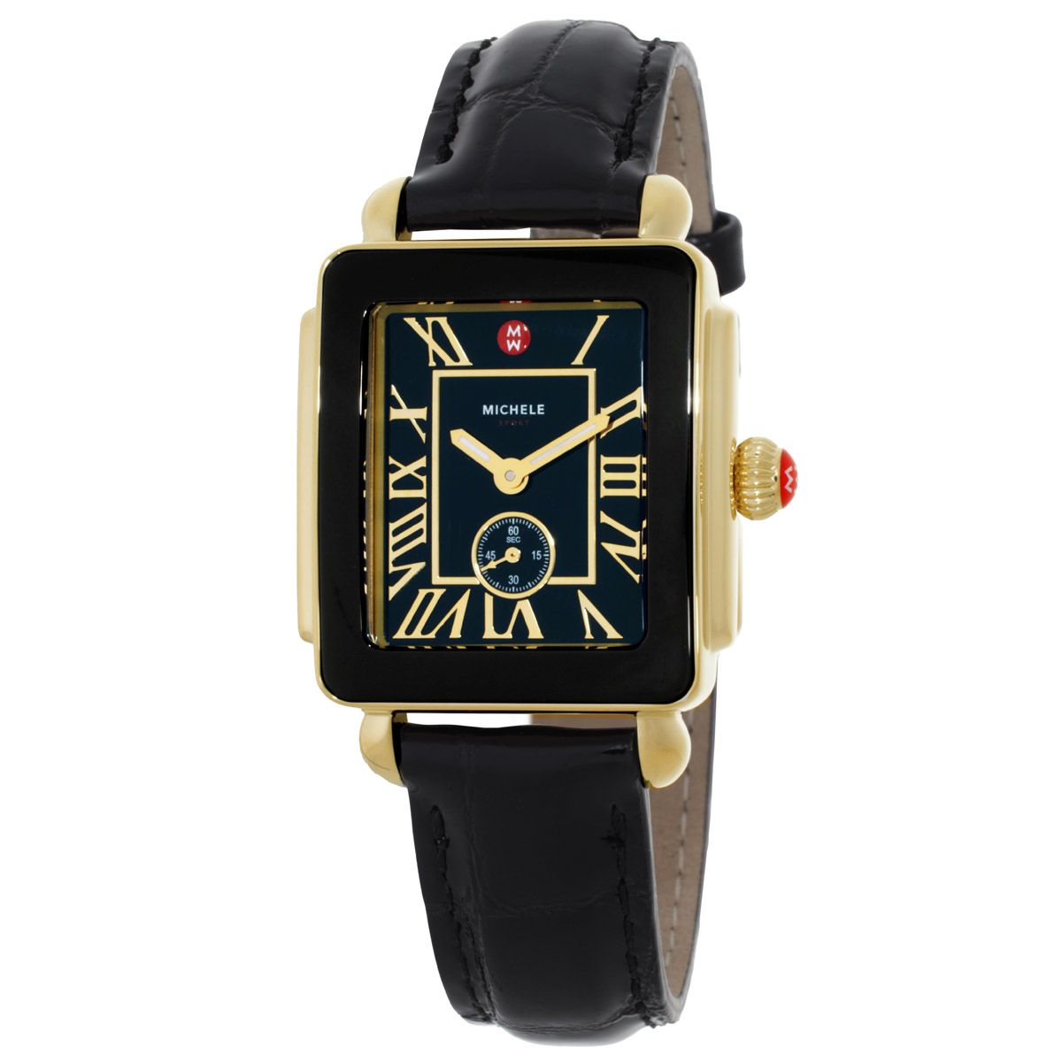 michele deco mid sport quartz black dial ladies watch mww06h000004 michele deco mid sport quartz black dial ladies watch mww06h000004