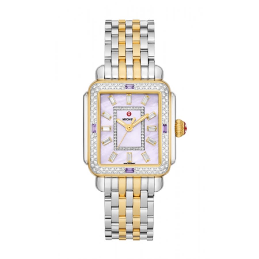 michele deco quartz diamond purple dial ladies watch mww06t000263 michele deco quartz diamond purple dial ladies watch mww06t000263