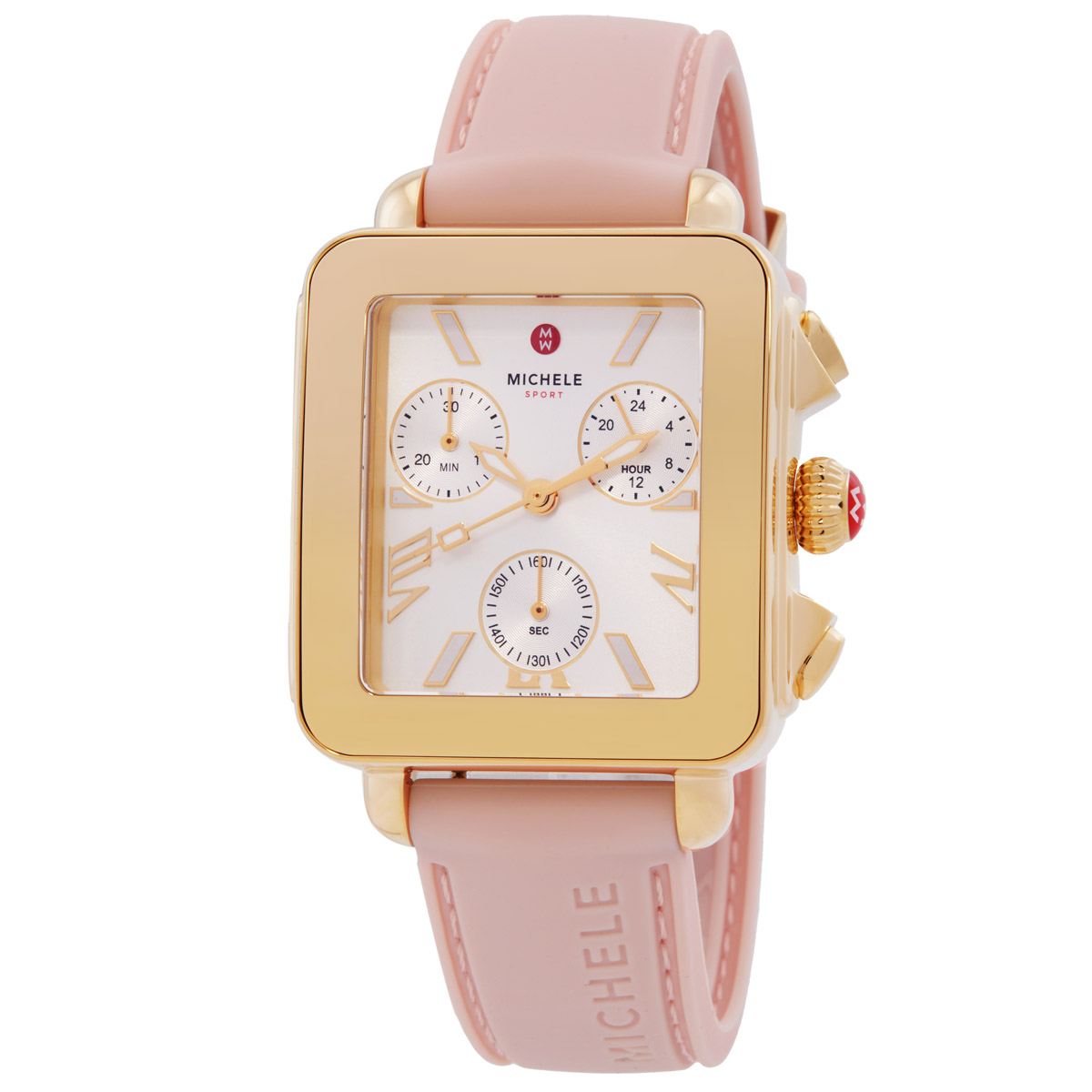 michele deco sport chronograph quartz silver dial ladies watch mww06k000072 michele deco sport chronograph quartz silver dial ladies watch mww06k000072