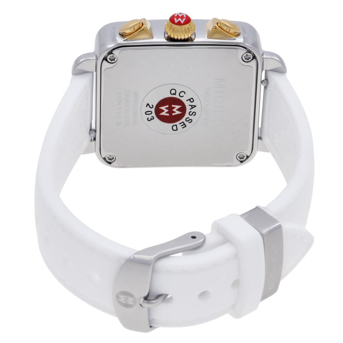 michele deco sport silver tone dial ladies watch mww06k000069 michele deco sport silver tone dial ladies watch mww06k000069