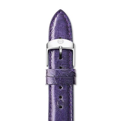 michele ladies 16mm dark purple ostrich leather watch strap ms16aa190500 michele ladies 16mm dark purple ostrich leather watch strap ms16aa190500