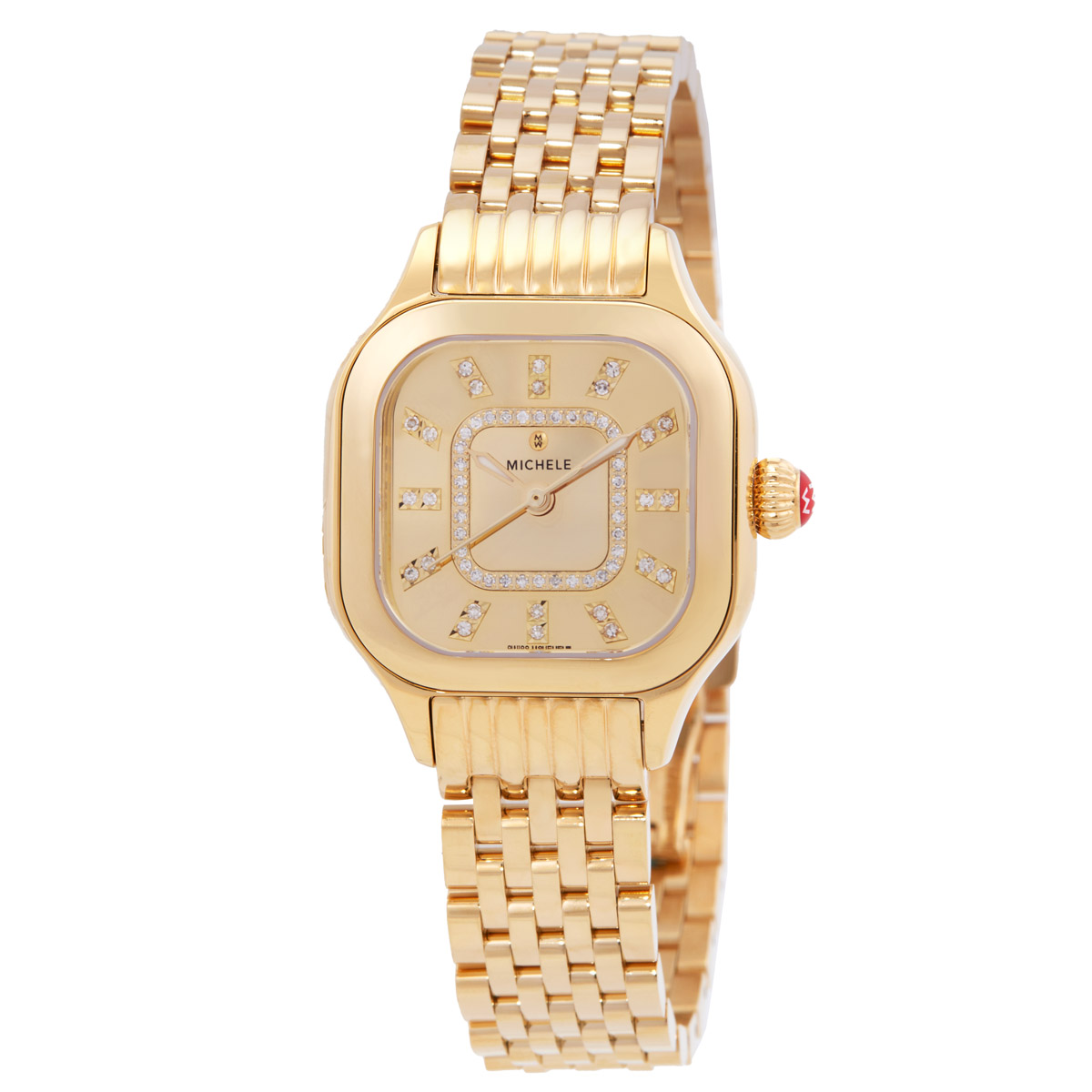 michele meggie gold tone dial ladies watch mww33b000013 michele meggie gold tone dial ladies watch mww33b000013