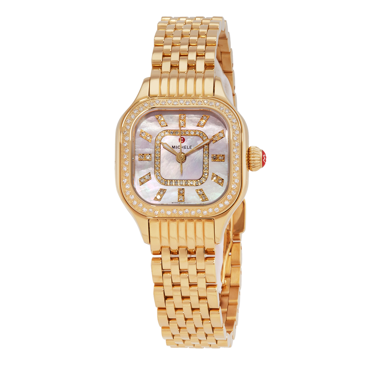 michele meggie quartz diamond pink dial ladies watch mww33b000007 michele meggie quartz diamond pink dial ladies watch mww33b000007