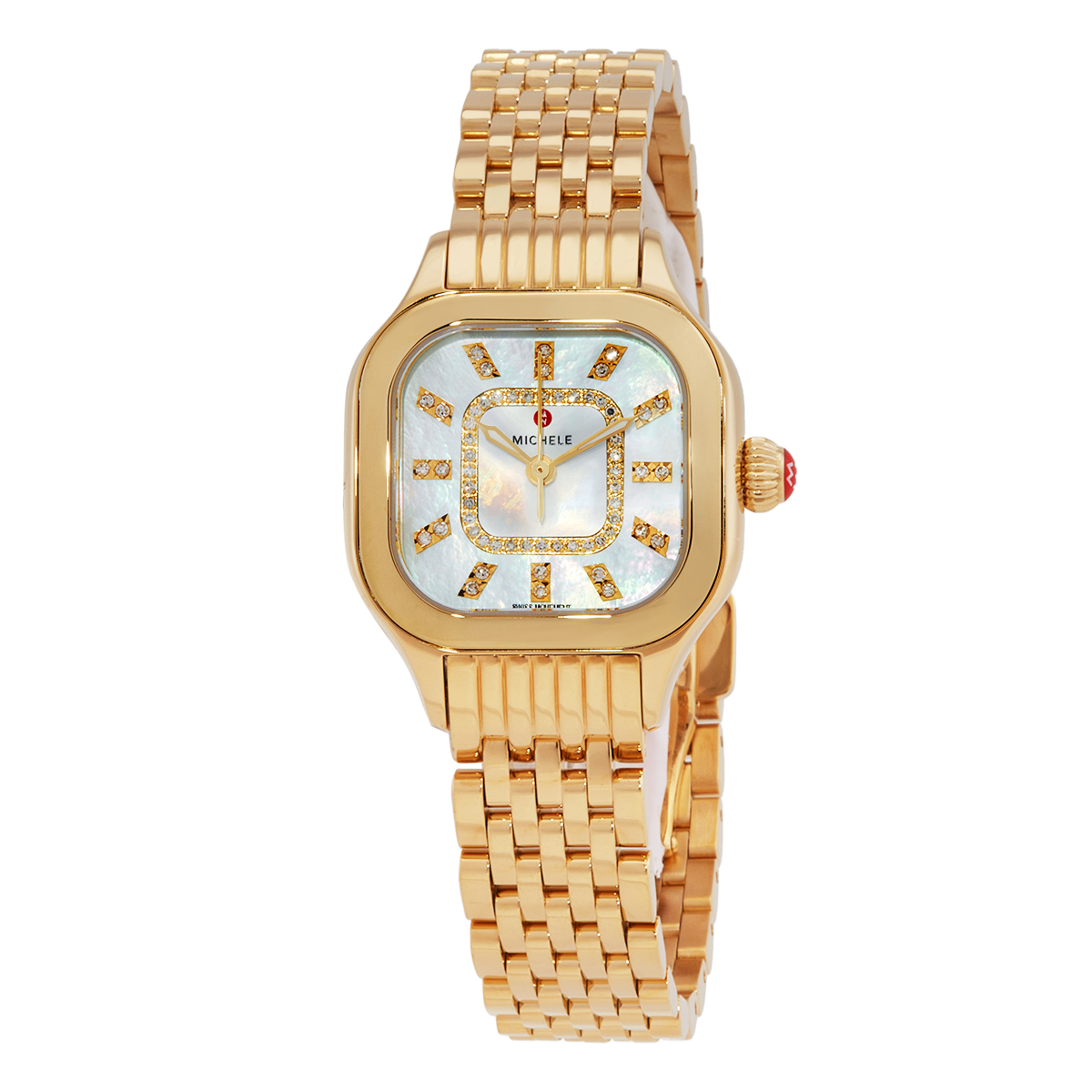 michele meggie quartz diamond white mother of pearl dial ladies watch mww33b000010 michele meggie quartz diamond white mother of pearl dial ladies watch mww33b000010