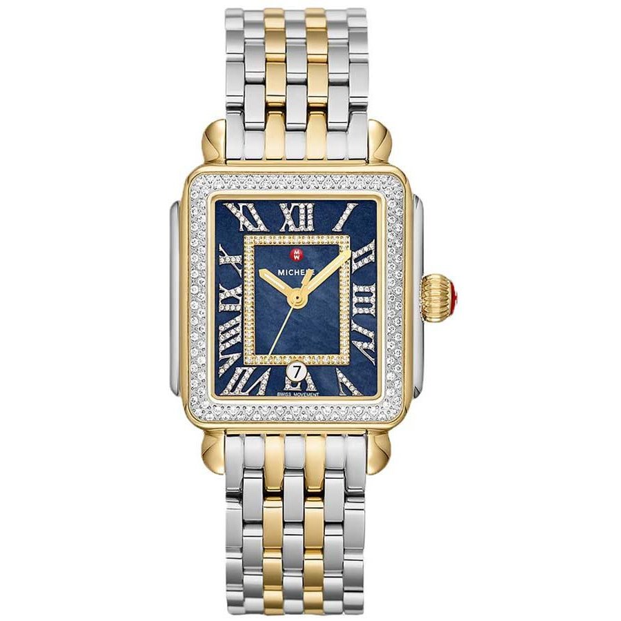 michele deco madison quartz blue dial ladies watch mww06t000239 michele deco madison quartz blue dial ladies watch mww06t000239