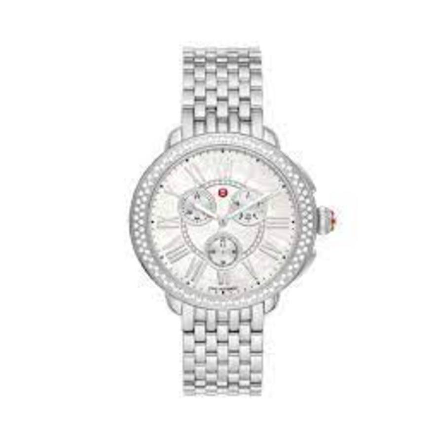michele serein chronograph quartz diamond silver dial ladies watch mww21a000068 michele serein chronograph quartz diamond silver dial ladies watch mww21a000068