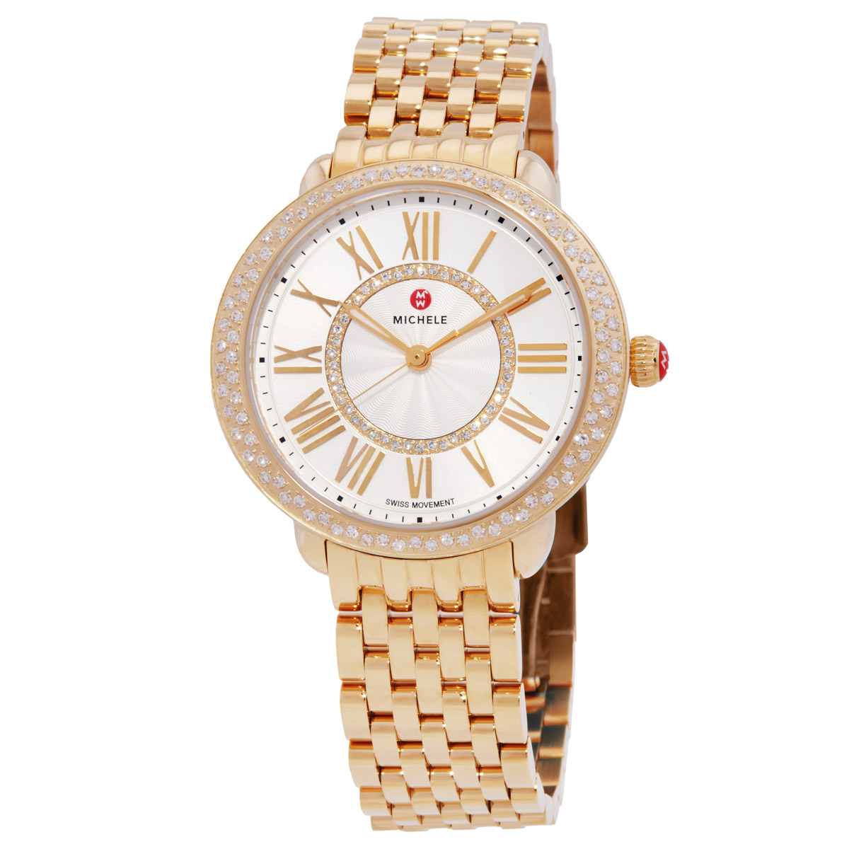 michele serein quartz silver dial ladies watch mww21b000161 michele serein quartz silver dial ladies watch mww21b000161