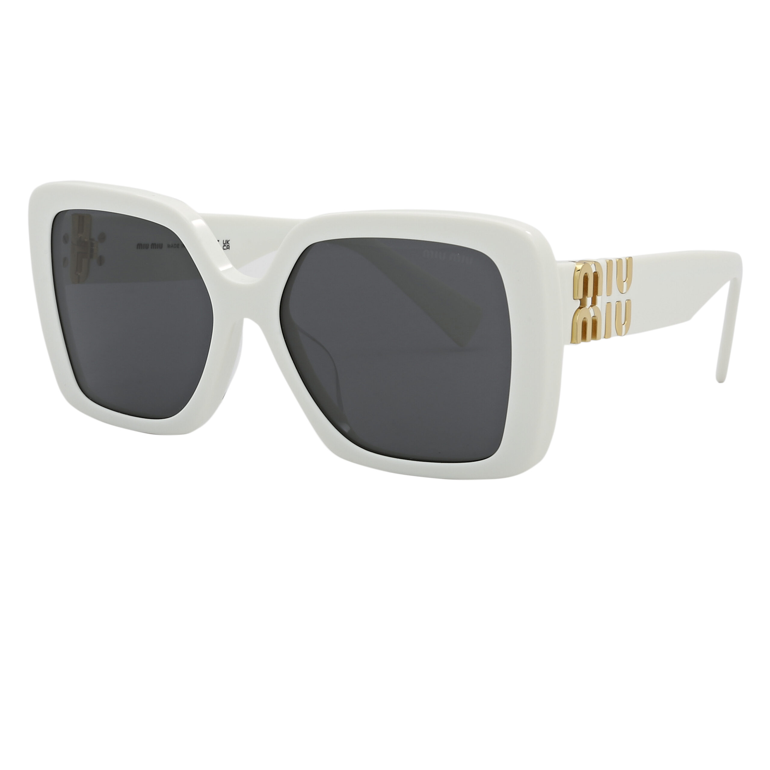 miu miu dark gray square ladies sunglasses mu 10ys 1425s0 56 miu miu dark gray square ladies sunglasses mu 10ys 1425s0 56