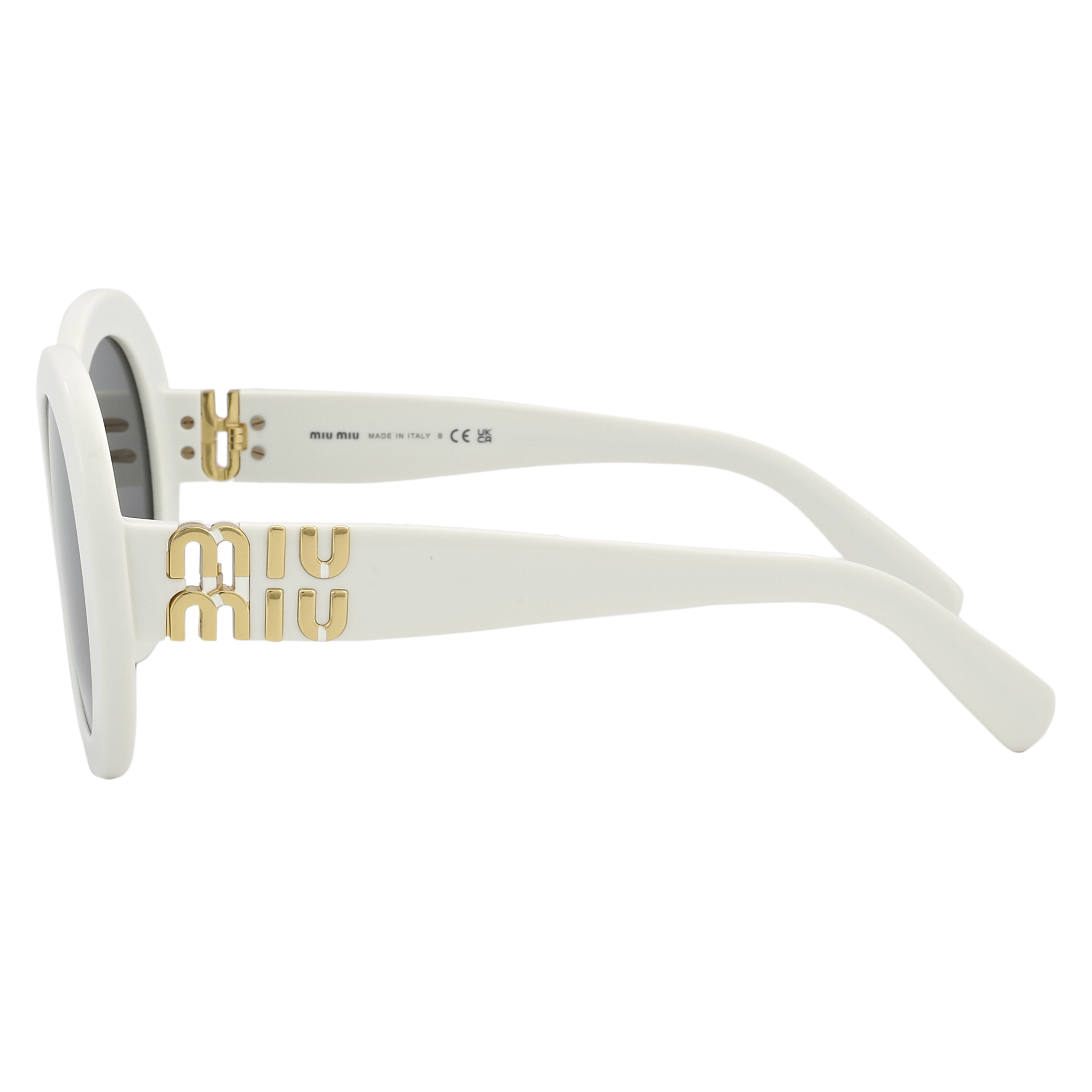 miu miu dark grey round ladies sunglasses mu 11ys 1425s0 55 miu miu dark grey round ladies sunglasses mu 11ys 1425s0 55