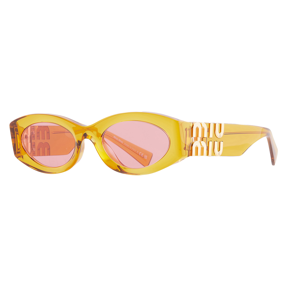 miu miu pink oval ladies sunglasses mu 11ws 12t1d0 54 miu miu pink oval ladies sunglasses mu 11ws 12t1d0 54