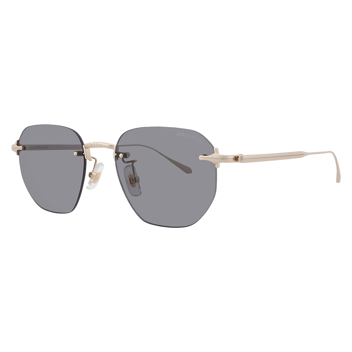 montblanc grey geometric men's sunglasses mb0405s 001 51 montblanc grey geometric men's sunglasses mb0405s 001 51