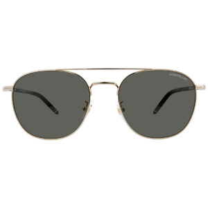 montblanc grey pilot men's sunglasses mb0271s 006 56