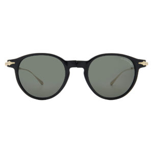 montblanc grey round men's sunglasses mb0407s 001 49