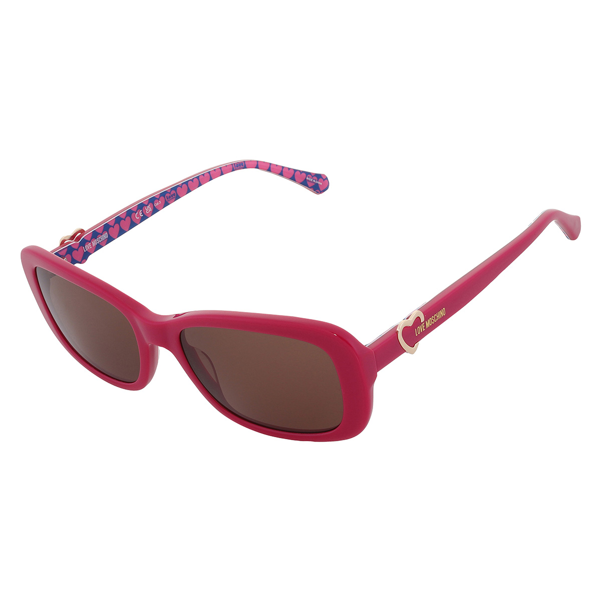 moschino brown rectangular ladies sunglasses mol060/s 0mu1/70 55 moschino brown rectangular ladies sunglasses mol060/s 0mu1/70 55