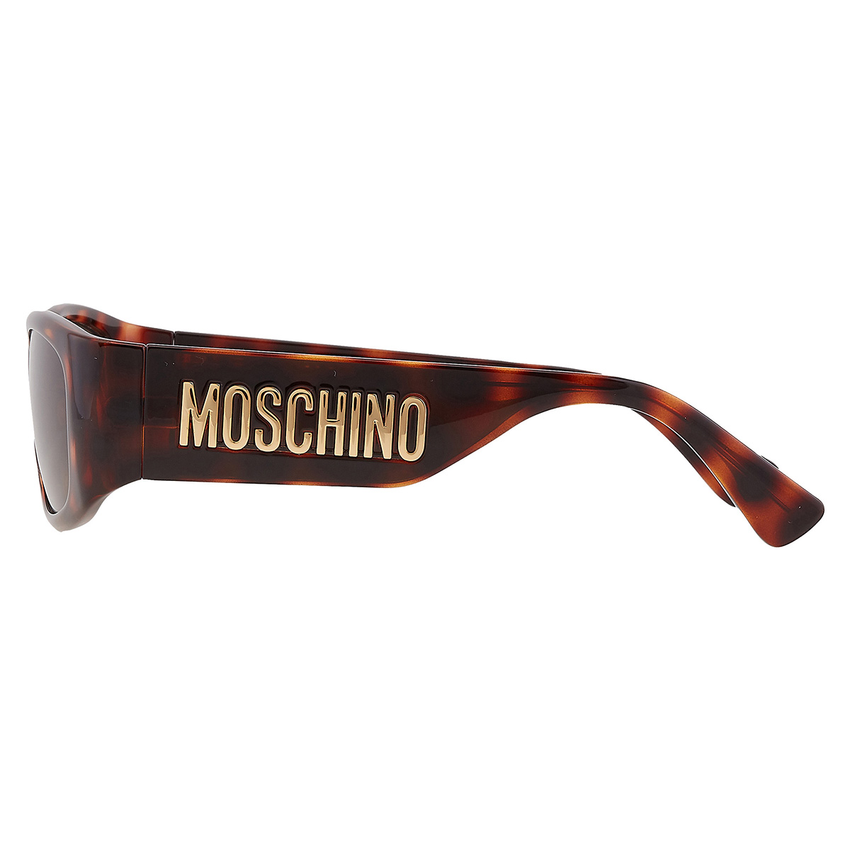 moschino brown rectangular ladies sunglasses mos145/s 005l/70 55 moschino brown rectangular ladies sunglasses mos145/s 005l/70 55