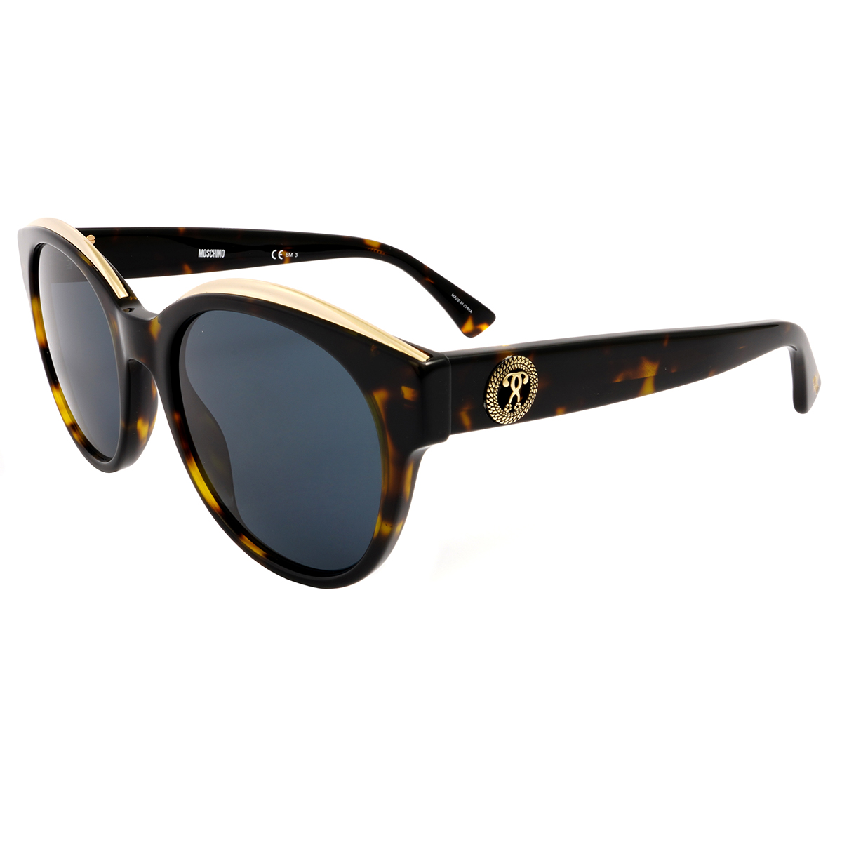 moschino grey round ladies sunglasses mos033/s 0086/ir 52 moschino grey round ladies sunglasses mos033/s 0086/ir 52