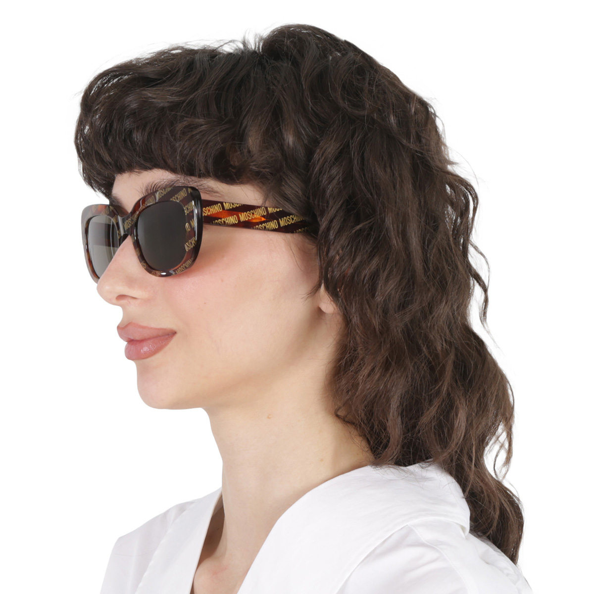 moschino grey square ladies sunglasses mos132/s 02vm/ir 53 moschino grey square ladies sunglasses mos132/s 02vm/ir 53