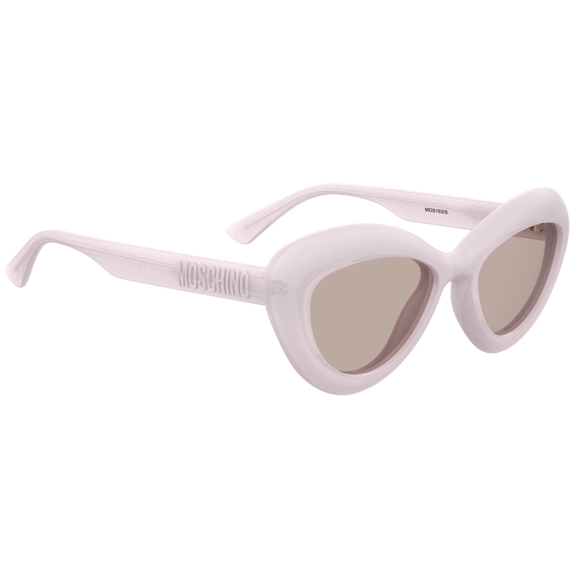 moschino pink cat eye ladies sunglasses mos163/s 035j/u1 55 moschino pink cat eye ladies sunglasses mos163/s 035j/u1 55