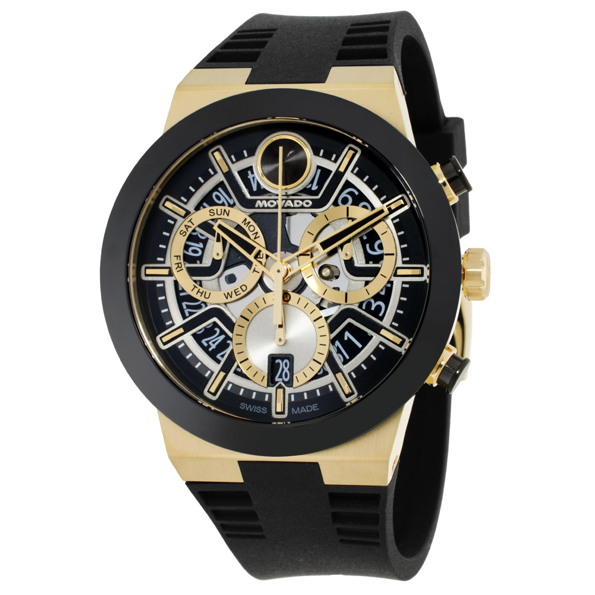 movado bold chronograph quartz black dial men's watch 3601307 movado bold chronograph quartz black dial men's watch 3601307