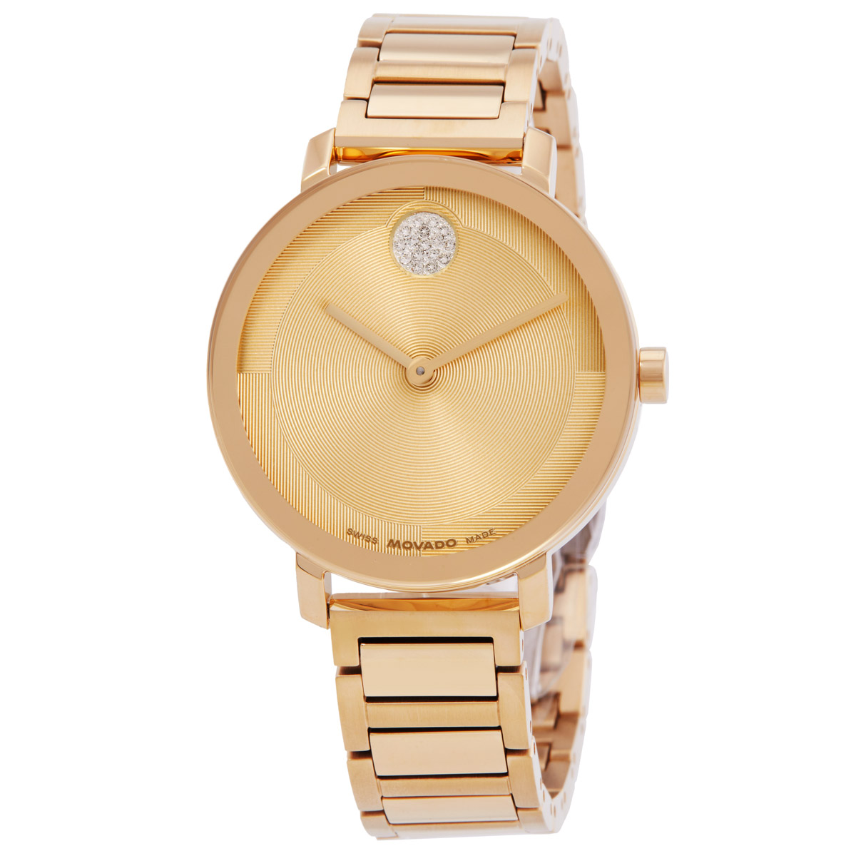 movado bold evolution 2.0 quartz gold dial ladies watch 3601106 movado bold evolution 2.0 quartz gold dial ladies watch 3601106