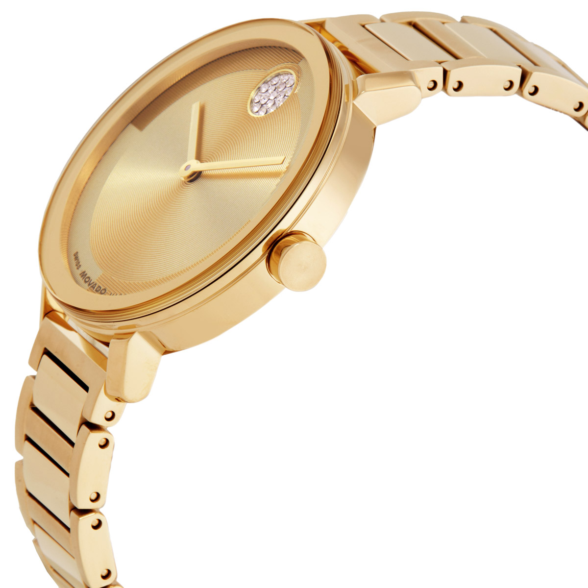 movado bold evolution 2.0 quartz gold dial ladies watch 3601106 movado bold evolution 2.0 quartz gold dial ladies watch 3601106