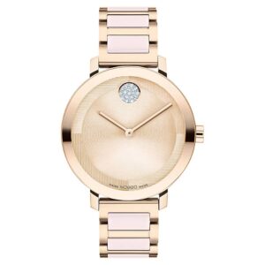 movado bold evolution 2.0 quartz ladies watch 3601237