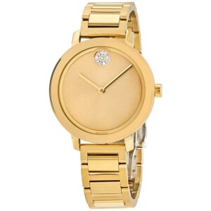 movado bold evolution quartz ladies watch 3600649