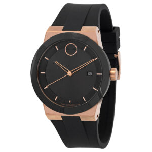 movado bold fusion quartz black dial men's watch 3600851