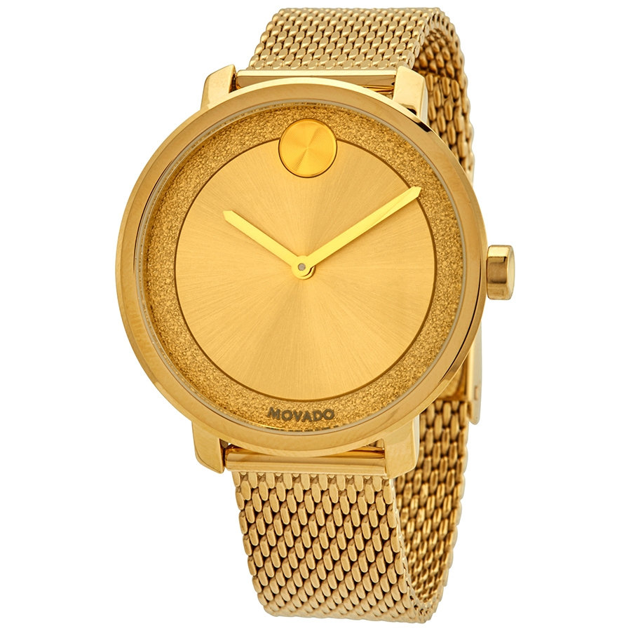 movado bold gold tone metallic dial ladies watch 3600580 movado bold gold tone metallic dial ladies watch 3600580