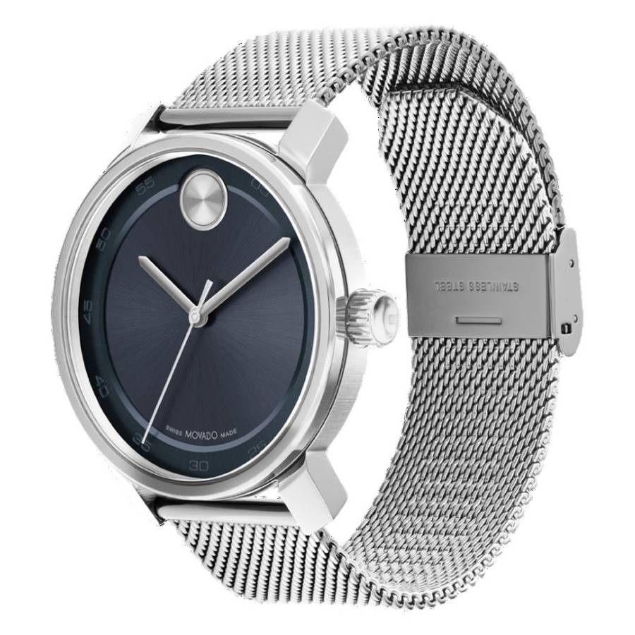 movado bold quartz blue sunray dial men's watch 3600958 movado bold quartz blue sunray dial men's watch 3600958