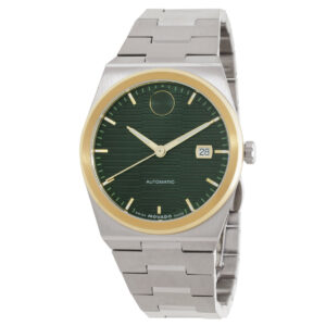 movado bold quest automatic green dial men's watch 3600942