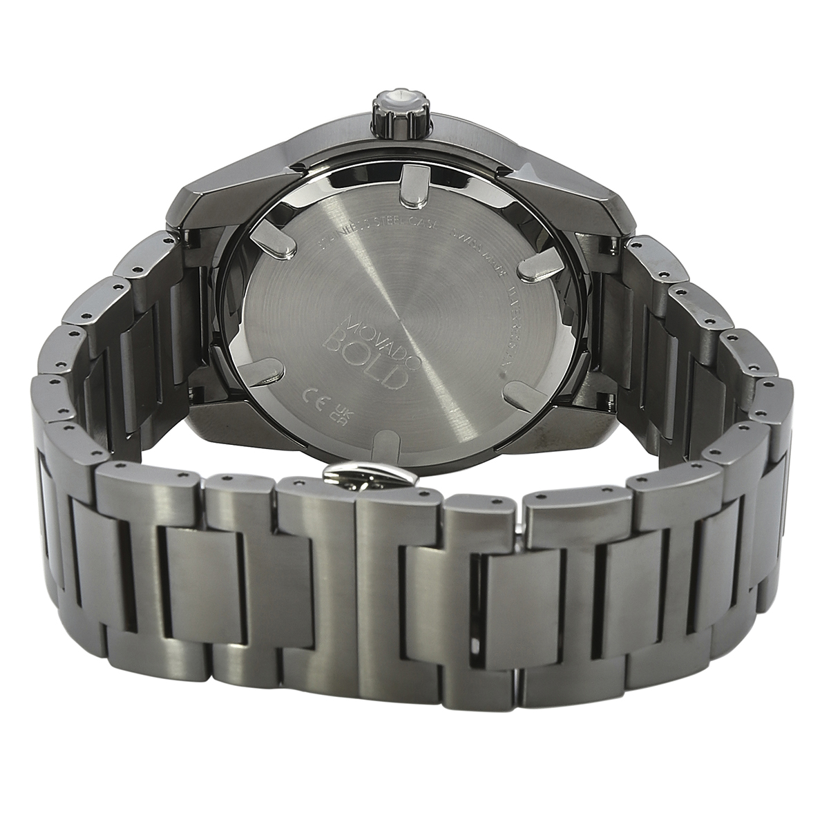 movado bold verso quartz gunmetal dial men's watch 3600860 movado bold verso quartz gunmetal dial men's watch 3600860
