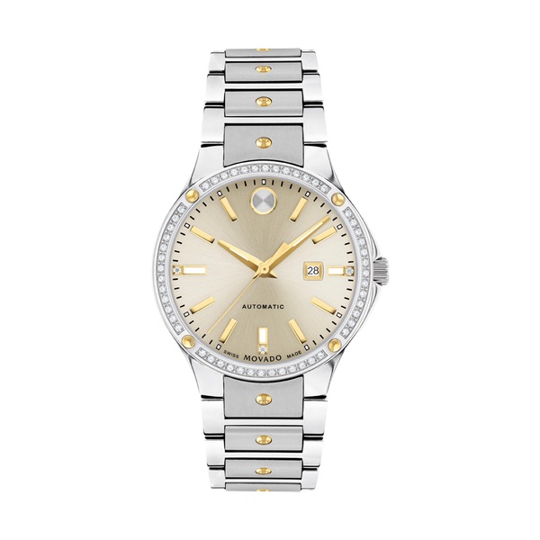 movado movado se automatic diamond beige dial ladies watch 0607683 movado movado se automatic diamond beige dial ladies watch 0607683