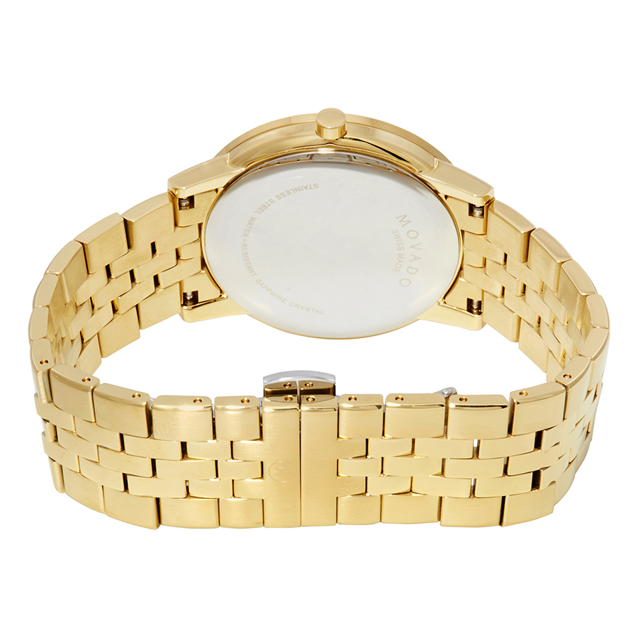 movado museum classic black dial yellow gold pvd men's watch 0607203 movado museum classic black dial yellow gold pvd men's watch 0607203