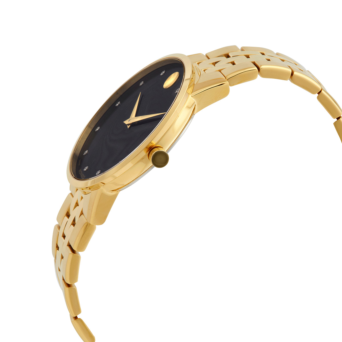 movado museum classic quartz diamond black dial men's watch 0607625 movado museum classic quartz diamond black dial men's watch 0607625