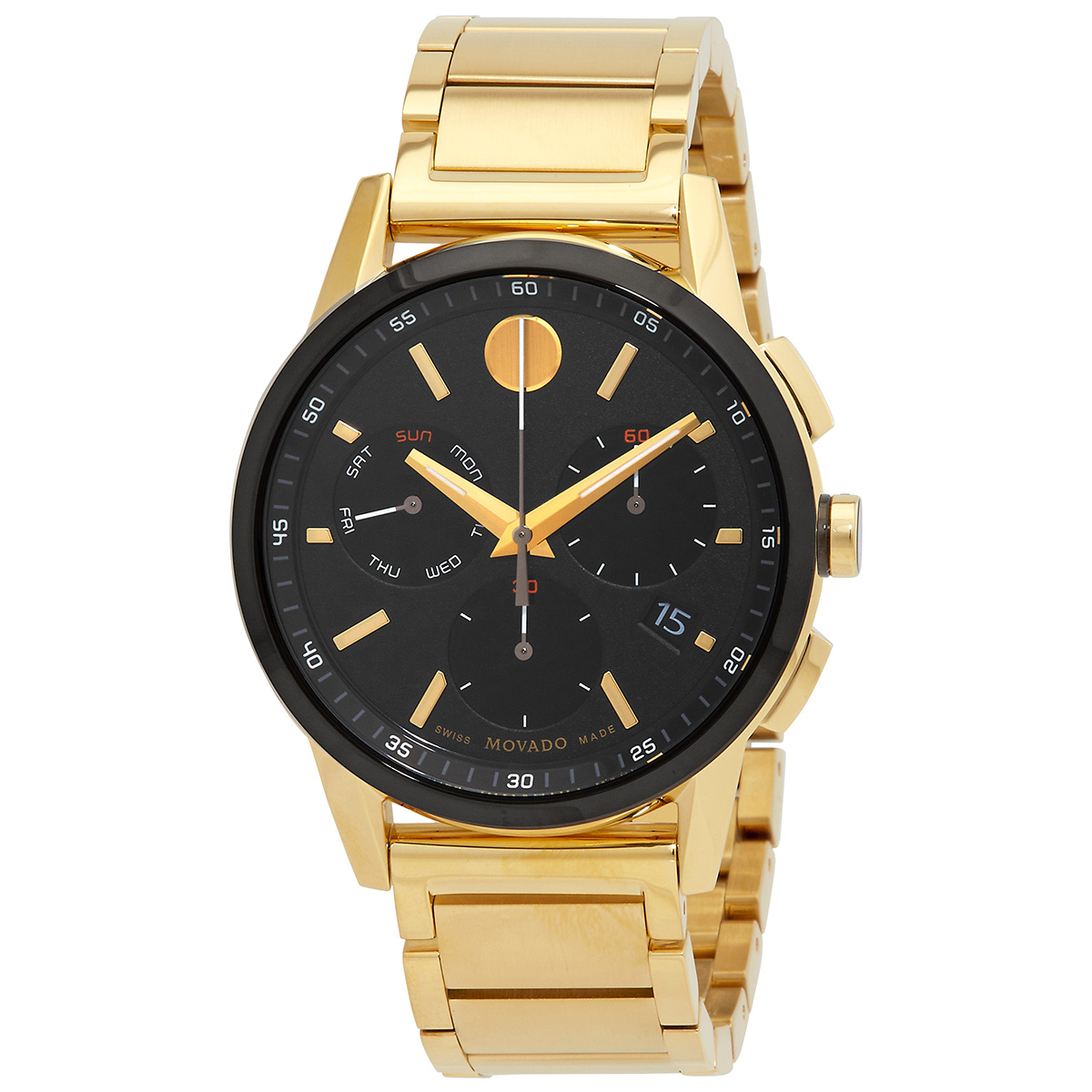 movado museum sport chronograph quartz black dial men's watch 0607803 movado museum sport chronograph quartz black dial men's watch 0607803