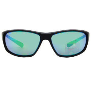 nike green mirror wrap men's sunglasses nike rabid fq4765 003 63