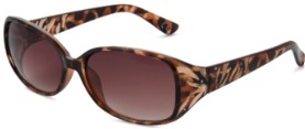 nine west brown oval ladies sunglasses 10262002.khl brnbrn