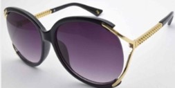 nine west smoke oval ladies sunglasses 10259480.bel blksmk