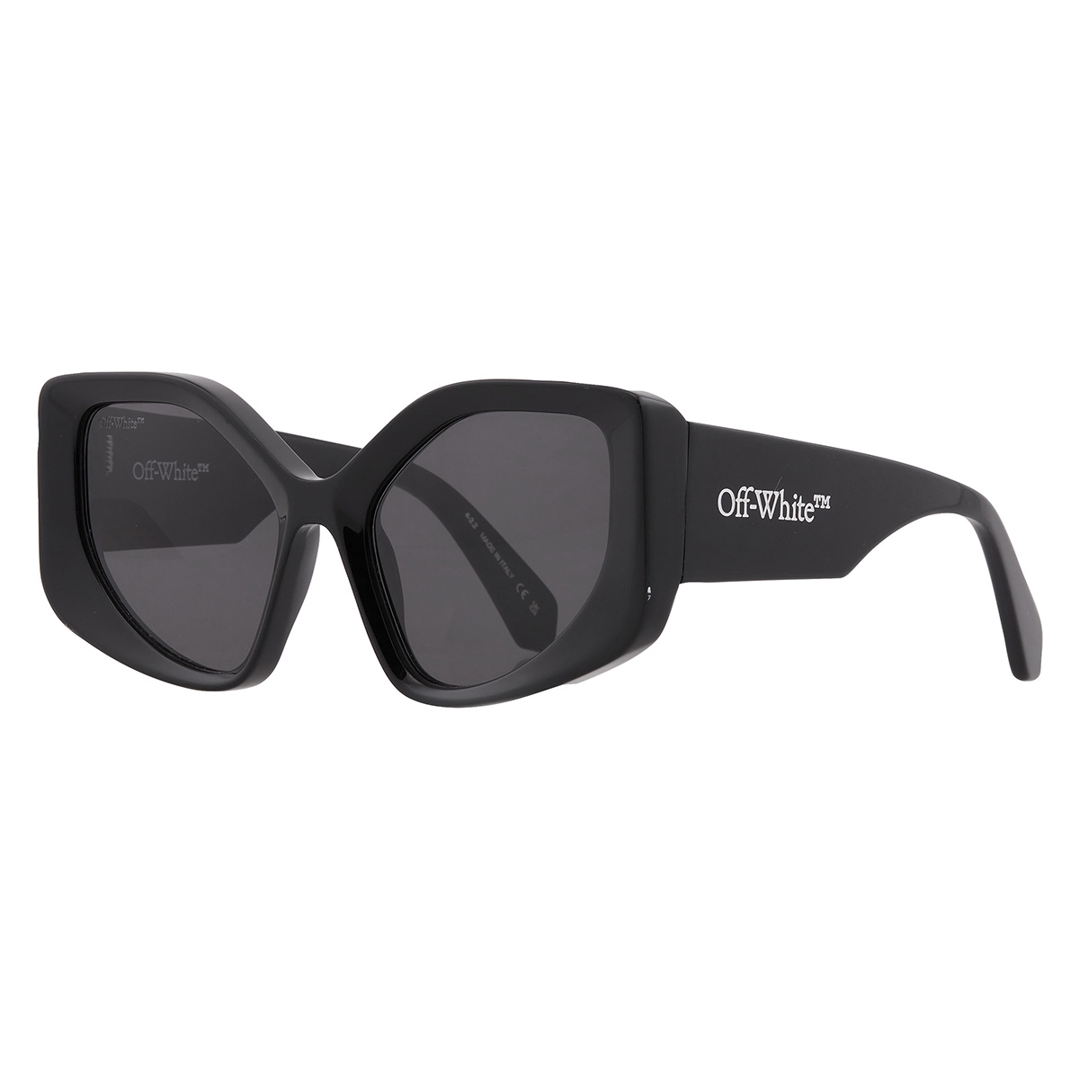 off white denver dark grey butterfly ladies sunglasses oeri062 1007 55 off white denver dark grey butterfly ladies sunglasses oeri062 1007 55