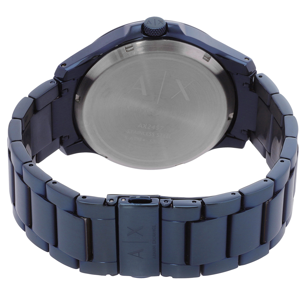 armani exchange open box armani exchange automatic blue dial men's watch ax2457 armani exchange open box armani exchange automatic blue dial men's watch ax2457