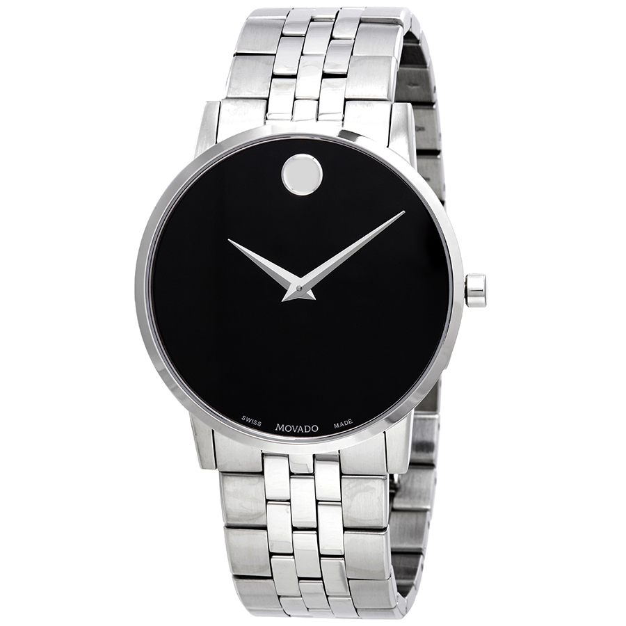 movado open box movado museum classic black dial men's watch 0607199 movado open box movado museum classic black dial men's watch 0607199