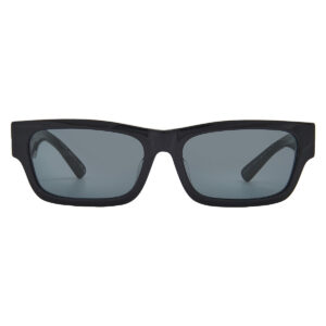 prada open box prada blue vintage rectangular men's sunglasses pr a03sf 16k07t 58
