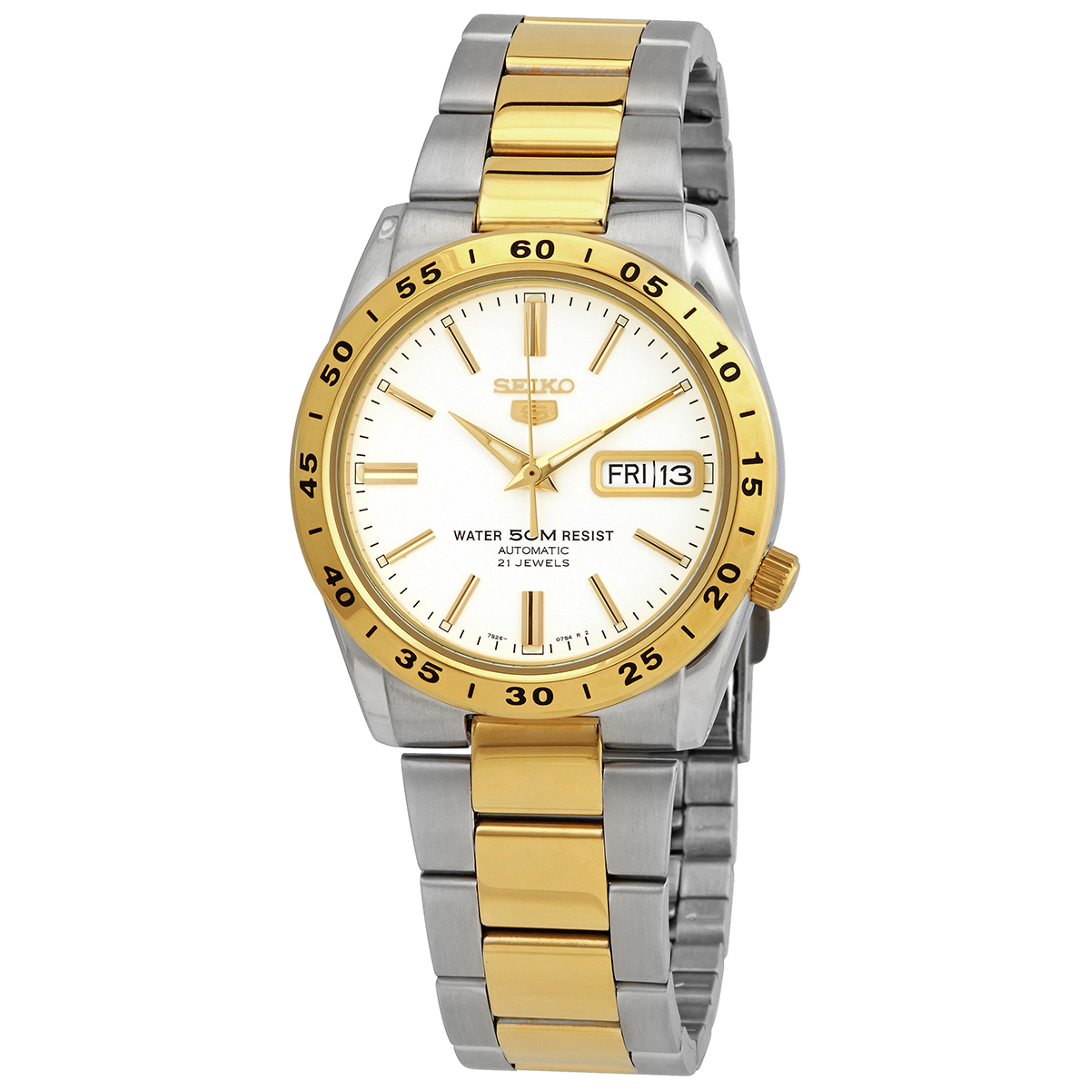 seiko open box seiko automatic white dial two tone ladies watch snke04 seiko open box seiko automatic white dial two tone ladies watch snke04