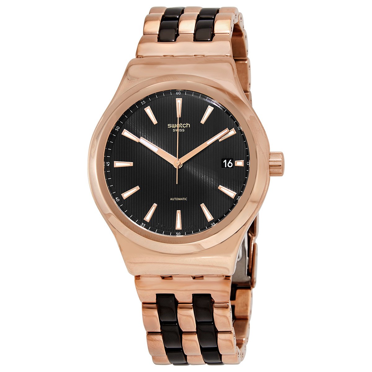 swatch open box swatch sistem dafne automatic black dial men's watch yig400g swatch open box swatch sistem dafne automatic black dial men's watch yig400g